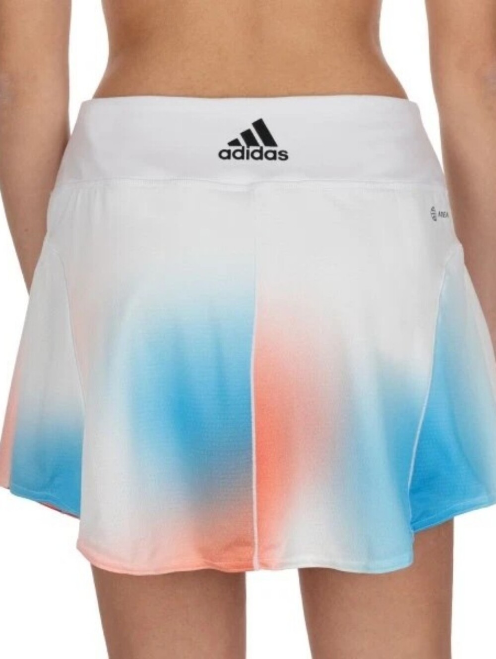 New Adidas Melbourne Mel Printed Tennis Match Skirt Skort S Small White Shorts